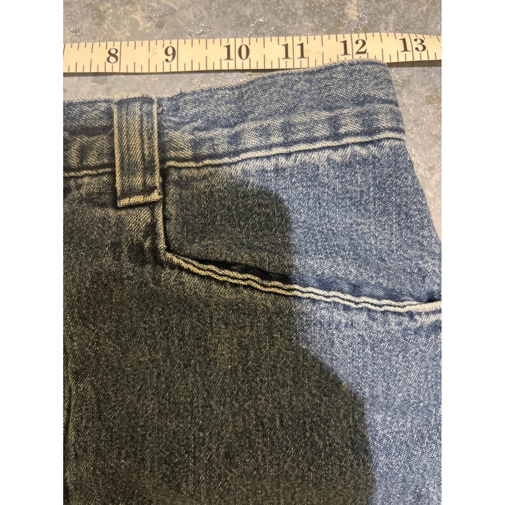 Lee Casuals Jeans Skirt Women's Size 4L Long Maxi Blue Vintage 90s Classic - Picture 6 of 9